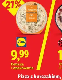 Lidl Pizza z kurczakiem oferta