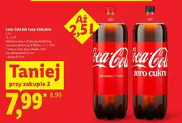 Lidl Coca-Cola lub Coca-Cola Zero oferta