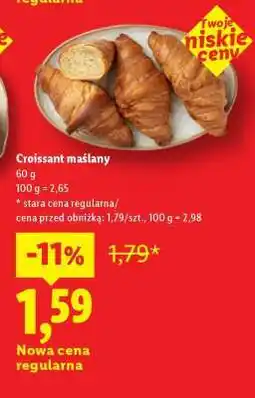 Lidl Croissant maślany oferta