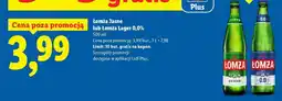 Lidl Łomża Jasne lub Łomża Lager 0,0% oferta