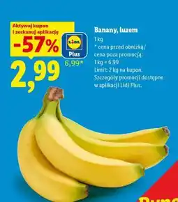 Lidl Banany luzem oferta