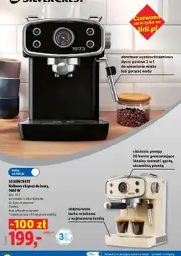Lidl SILVERCREST Kolbowy ekspres do kawy, 1400 W oferta