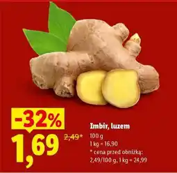 Lidl Imbir, luzem oferta