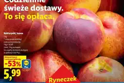 Lidl Nektarynki, luzem oferta
