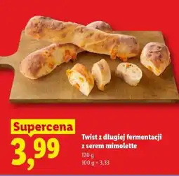 Lidl Twist z długiej fermentacji z serem mimolette oferta