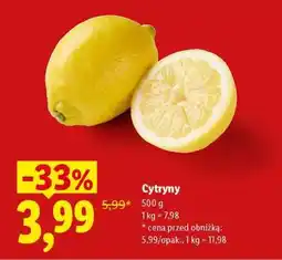 Lidl Cytryny oferta
