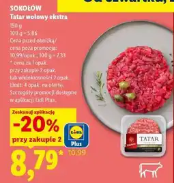Lidl Sokołów Tatar wołowy ekstra oferta