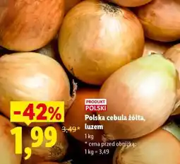 Lidl Polska cebula żółta luzem oferta