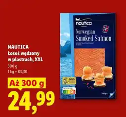 Lidl Nautica Łosoś wędzony w plastrach, XXL oferta