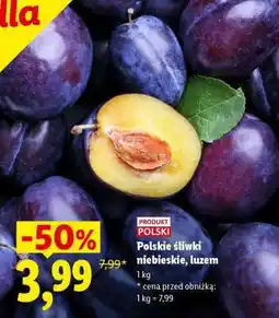 Lidl Polskie śliwki niebieskie, luzem oferta