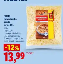 Lidl PILOS Holenderska gouda tarta, XXL oferta