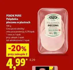 Lidl PIKOK PURE Polędwica pieczona w plastrach oferta