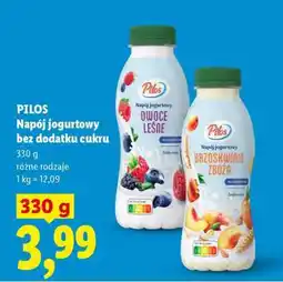 Lidl PILOS Napój jogurtowy bez dodatku cukru oferta