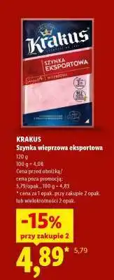 Lidl KRAKUS Szynka wieprzowa eksportowa oferta