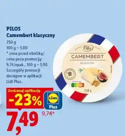 Lidl PILOS Camembert klasyczny oferta