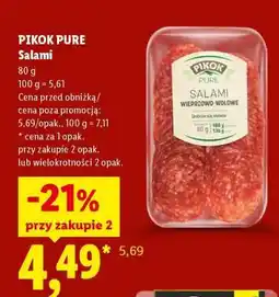 Lidl PIKOK PURE Salami oferta
