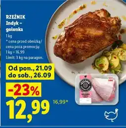 Lidl Rzeźnik Indyk – golonka oferta