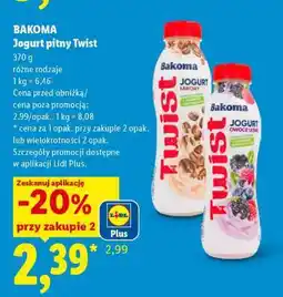 Lidl BAKOMA Jogurt pitny Twist oferta