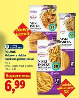 Lidl POLMAK Makaron z niskim indeksem glikemicznym oferta