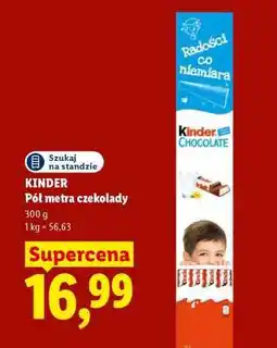 Lidl KINDER Pół metra czekolady oferta