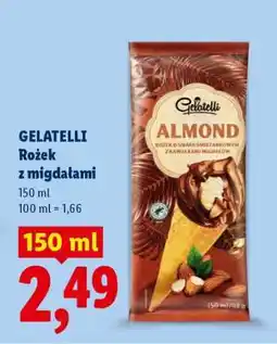 Lidl GELATELLI Rożek z migdałami oferta