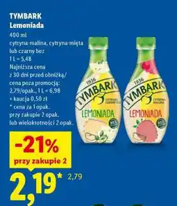 Lidl Tymbark Lemoniada oferta