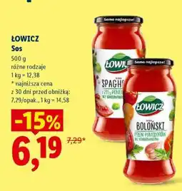Lidl ŁOWICZ Sos oferta
