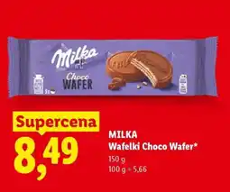 Lidl MILKA Wafelki Choco Wafer oferta