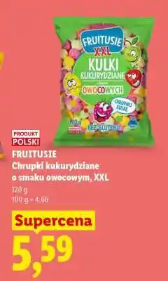 Lidl Fruitusie Chrupki kukurydziane o smaku owocowym, XXL oferta