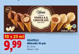 Lidl GELATELLI Minirożki, 10-pak oferta
