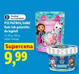 Lidl PSI PATROL/GABI Kule lub galaretka do kąpieli oferta