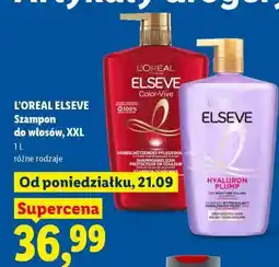 Lidl L'OREAL ELSEVE Szampon do włosów, XXL oferta