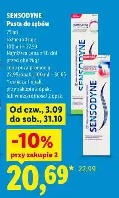 Lidl SENSODYNE Pasta do zębów oferta