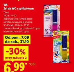 Lidl W5 Żel do WC z aplikatorem oferta