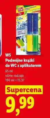Lidl W5 Podwójne krążki do WC z aplikatorem oferta