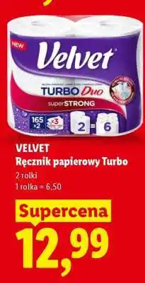Lidl VELVET Ręcznik papierowy Turbo oferta