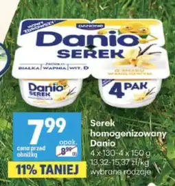 Delikatesy Centrum Serek homogenizowany DANIO oferta