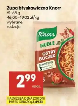 Delikatesy Centrum Zupa Błyskawiczna Knorr oferta