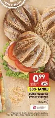 Delikatesy Centrum Bułka muszelka żytnio-pszenna oferta