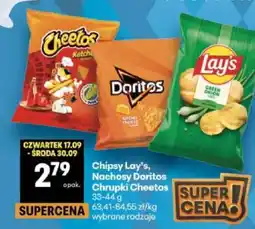 Delikatesy Centrum Chipsy Lay's, Nachosy Doritos, Chrupki Cheetos oferta