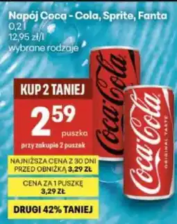 Delikatesy Centrum Napój Coca-Cola, Sprite, Fanta oferta