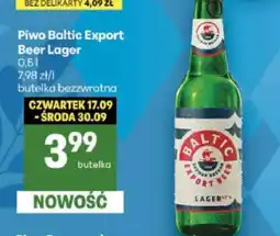 Delikatesy Centrum Piwo Baltic Export Beer Lager oferta