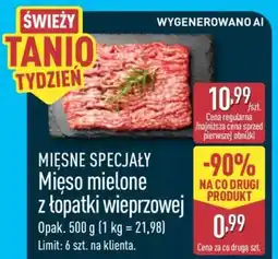 ALDI Mięso mielone z łopatki wieprzowej oferta