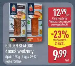 ALDI GOLDEN SEAFOOD Łosoś wędzony oferta