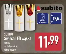ALDI SUBITO Świeca LED wąska oferta