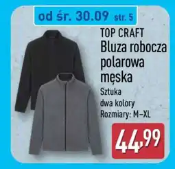 ALDI TOP CRAFT Bluza robocza polarowa męska oferta