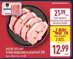 ALDI Schab wieprzowy w plastrach XXL oferta