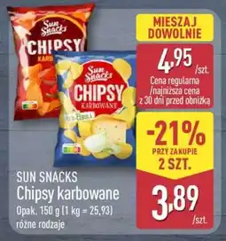 ALDI SUN SNACKS Chipsy karbowane oferta