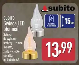 ALDI SUBITO Świeca LED płomień oferta