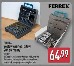 ALDI FERREX Zestaw wiertel i bitów, 204 elementy oferta